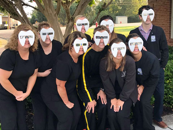 webb dentistry team ready to see the eclipse
