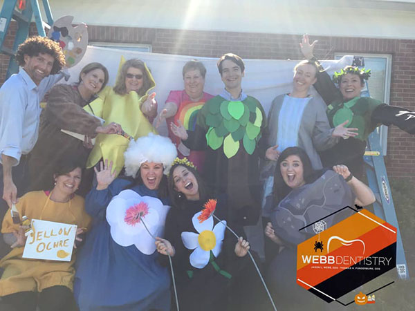 halloween at the dental office